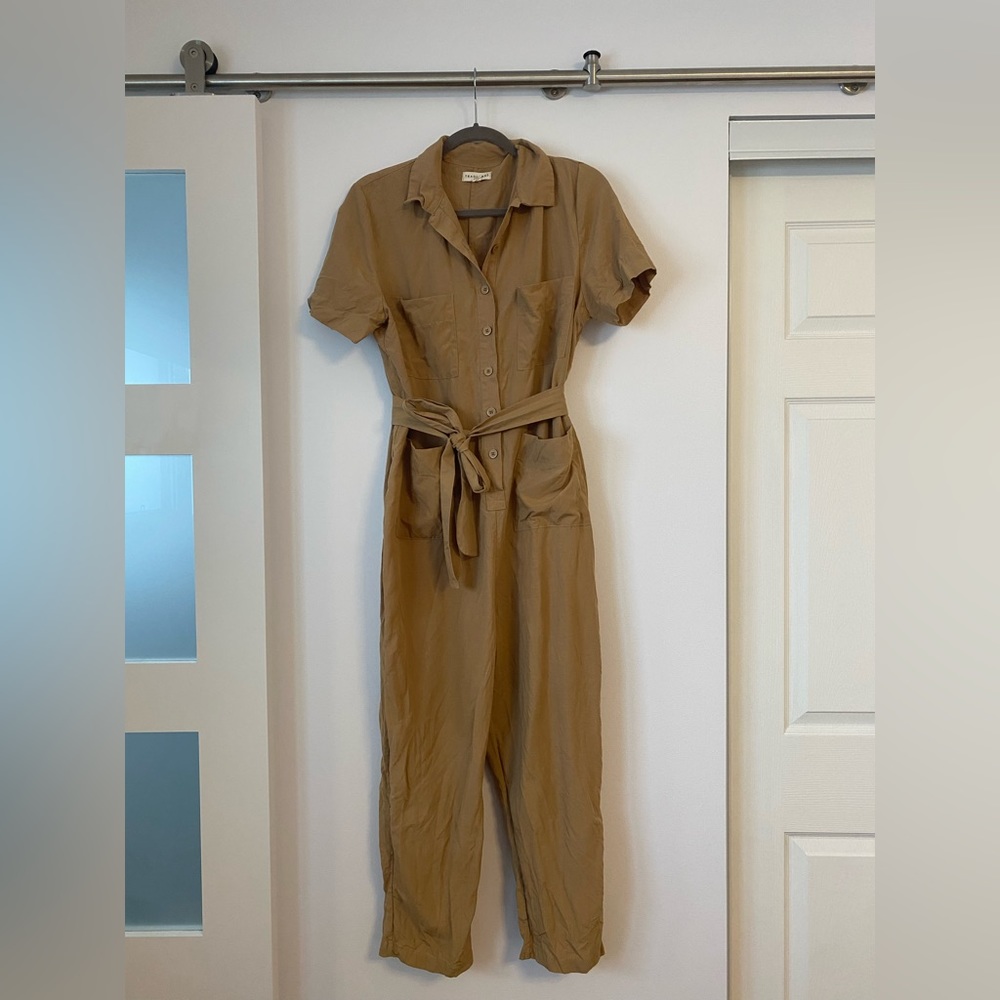 Tradlands Finn Jumpsuit in Sand